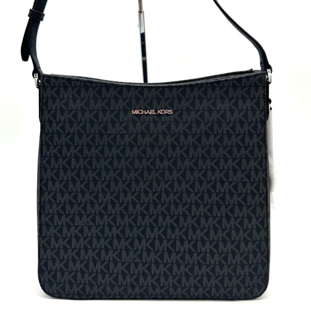 Michael Kors Large Messenger Crossbody Bag Black